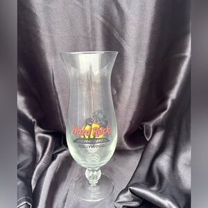 NIB Hard Rock Cafe “Hollywood” Hurricane Glass